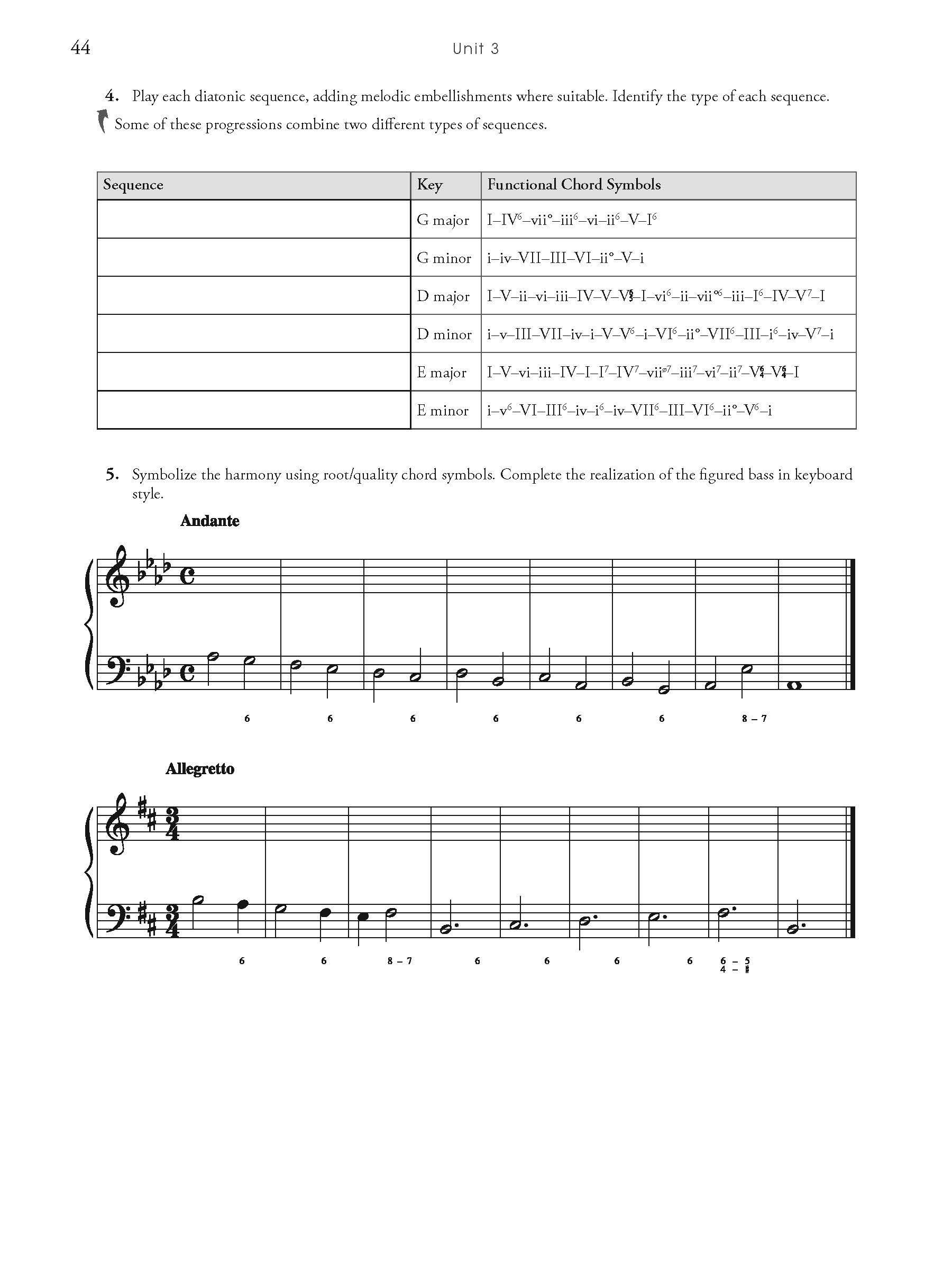 Celebrate Theory 10 Harmony & Counterpoint Sample Page 1
